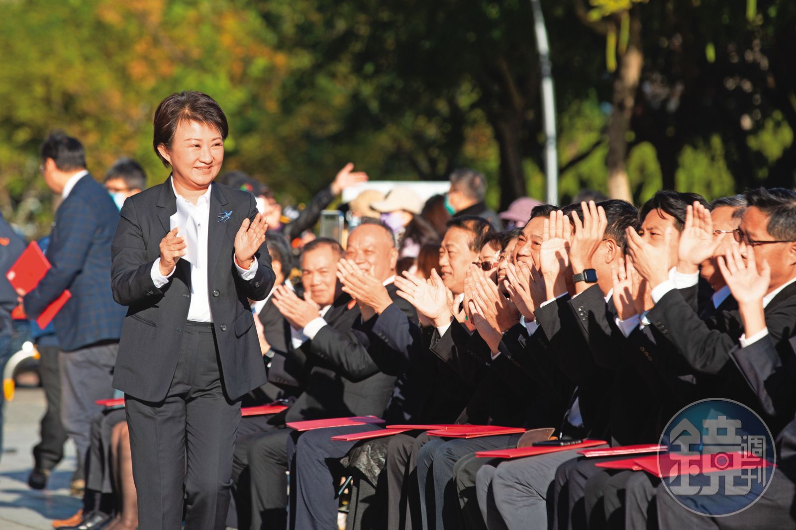 盧秀燕被各界看好代表藍營參選2028總統,但是否先搶攻黨主席,盧營內部意見分歧。(圖/鏡週刊)