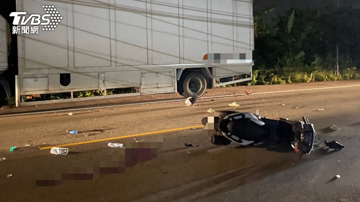 桃園未成年少年騎車夜遊 狠撞大貨車釀1死2傷