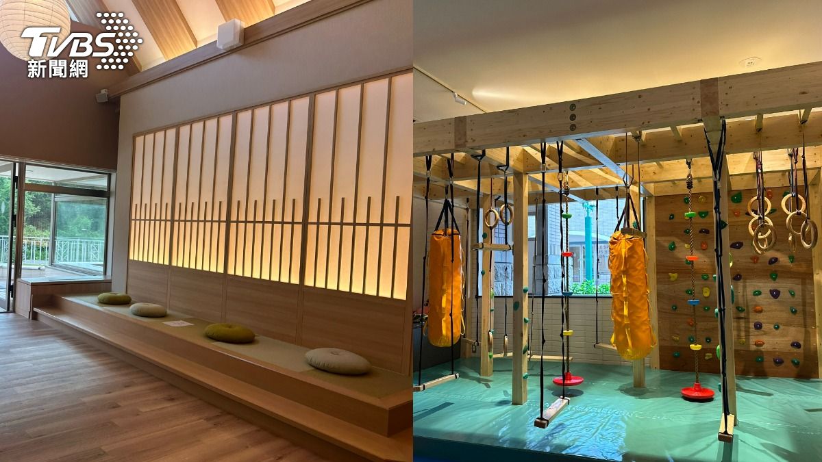 度假村內有SPA、岩盤浴設施,還有兒童俱樂部讓孩子放電。(圖/許稚佳攝)