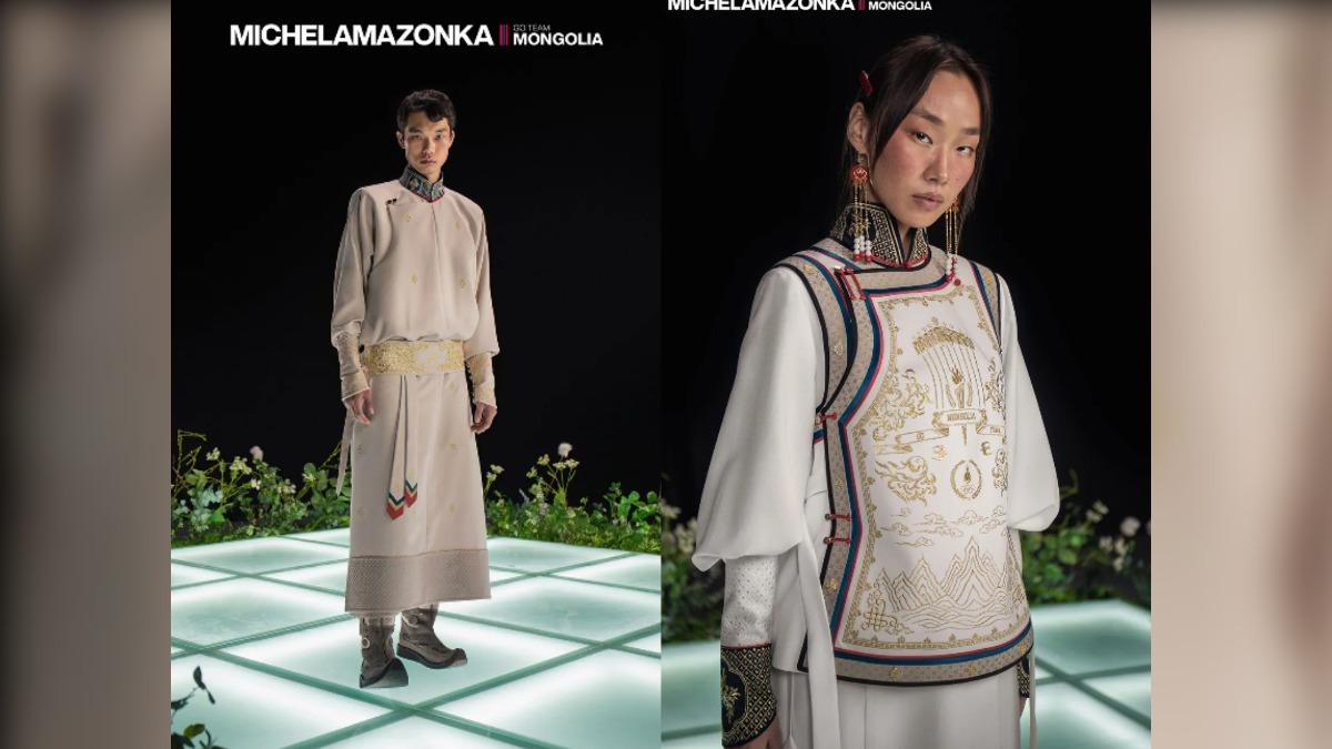 蒙古隊服每件做工得耗費20多個小時。(圖/翻攝自Michel & Amazonka)