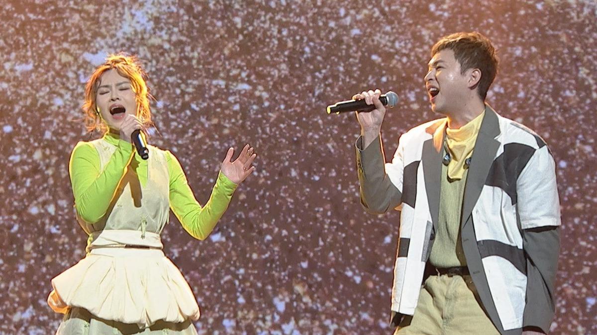 李子森、杜忻恬再度挑戰高難度神曲。（圖／中視提供）