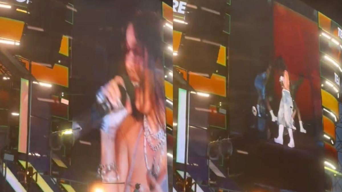 Jessi發現露點趕緊整理衣服,但仍慌到忍不住爆粗口。(圖/翻攝自tiktok)