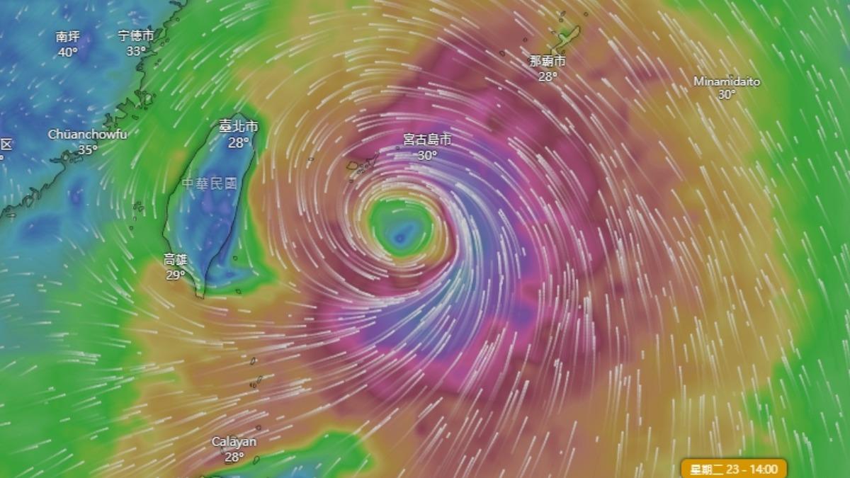 天氣/美模式估準颱風撲台!北轉路徑曝 專家:這2天恐發海警