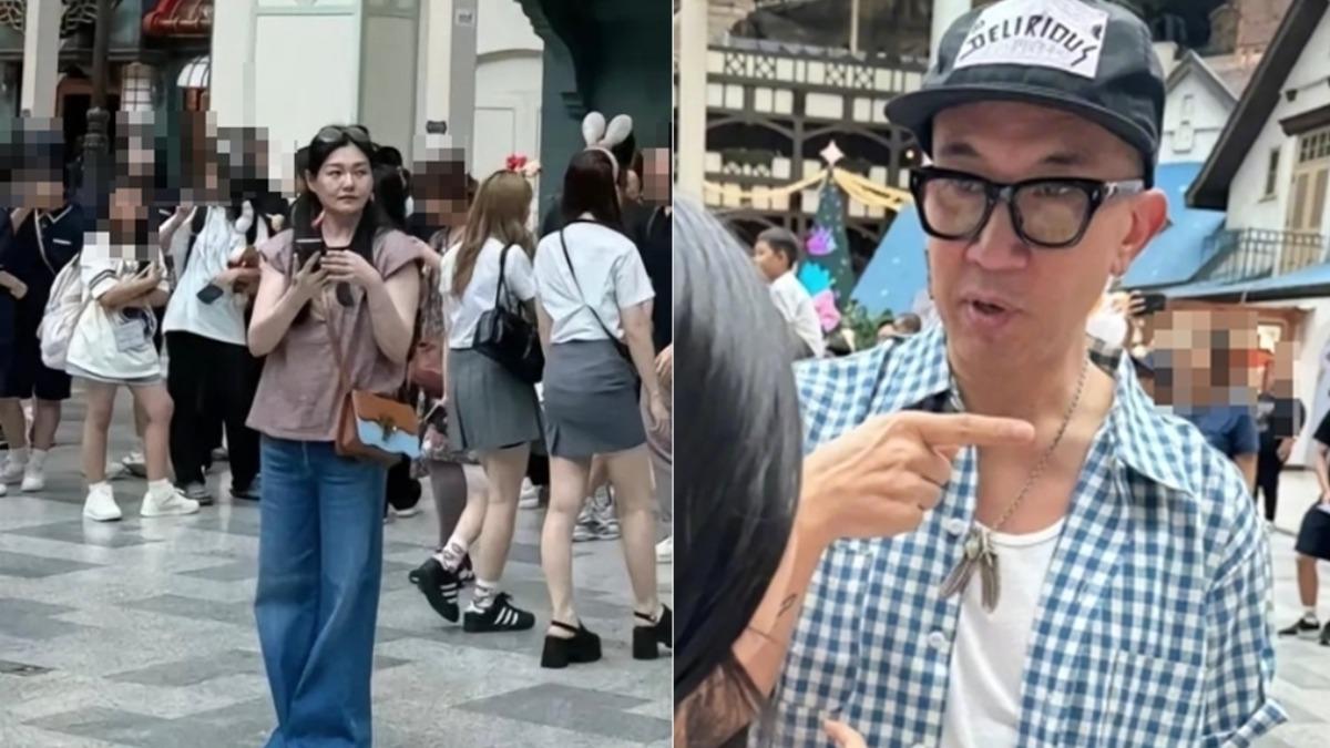 網友在韓國巧遇大S與具俊曄全家。(圖/翻攝微博)