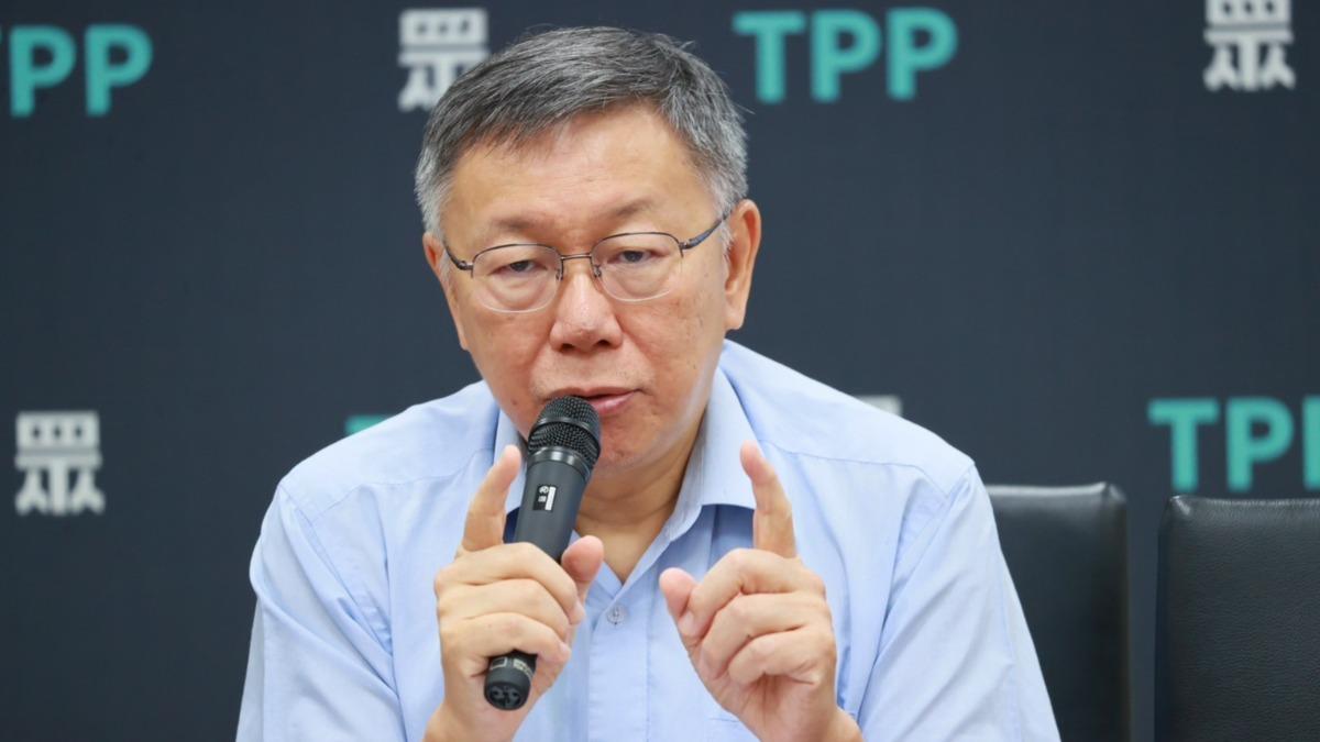 柯文哲:2026縣市長「一將難求」 正覓台中人選