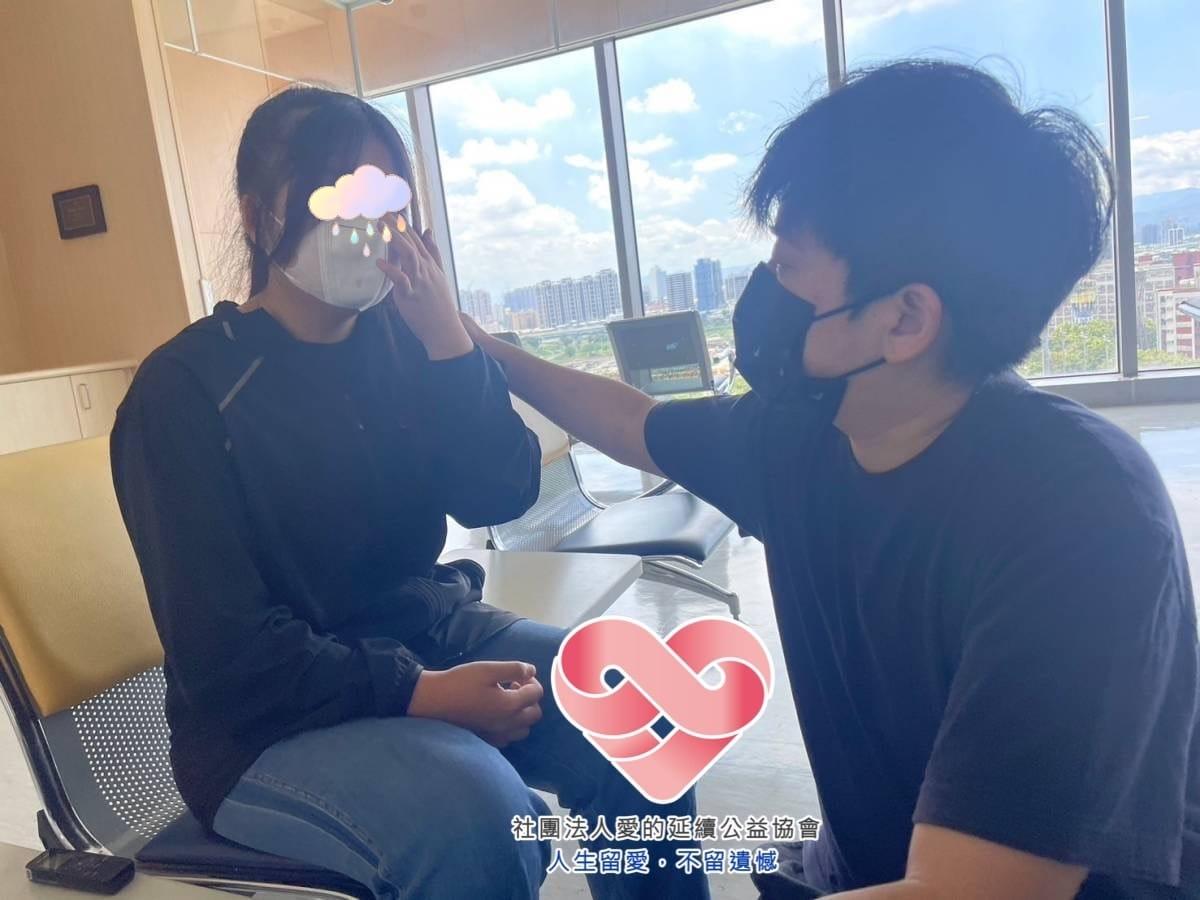 小婉只能趁沒人在家時，才敢偷哭。（圖／翻攝自愛的延續公益協會官網）