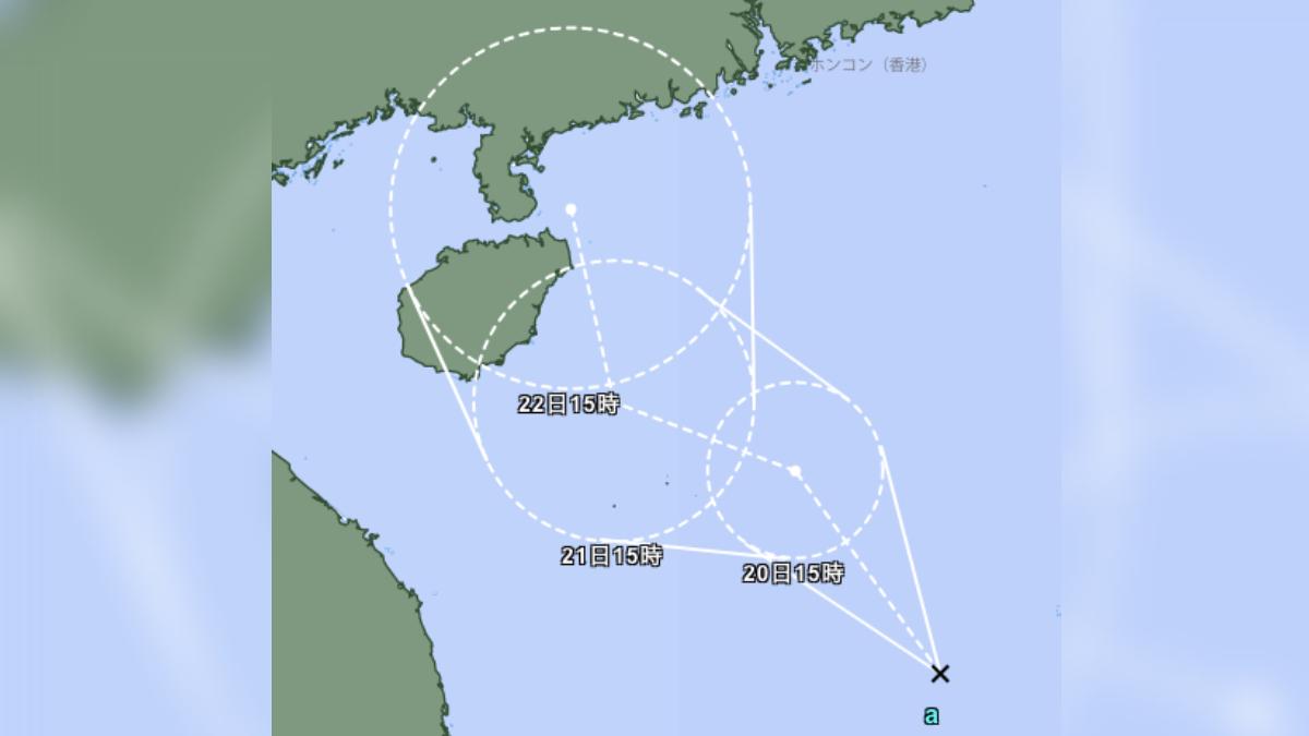 天氣/熱帶低壓生成!最新路徑曝光 最快明增強為「凱米」颱風