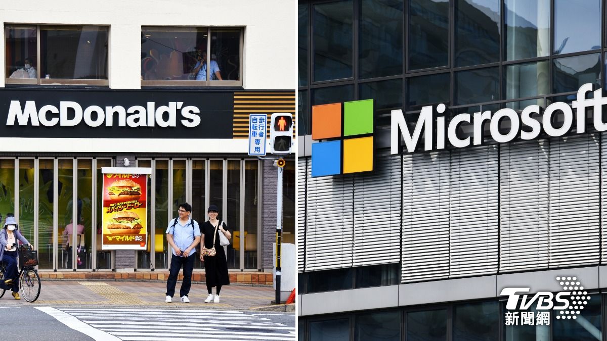 日本麥當勞公司19日上午才傳系統故障,一部分店面暫停營業;下午又傳美國微軟公司用戶電腦藍屏死機。 (圖/達志影像Shutterstock)