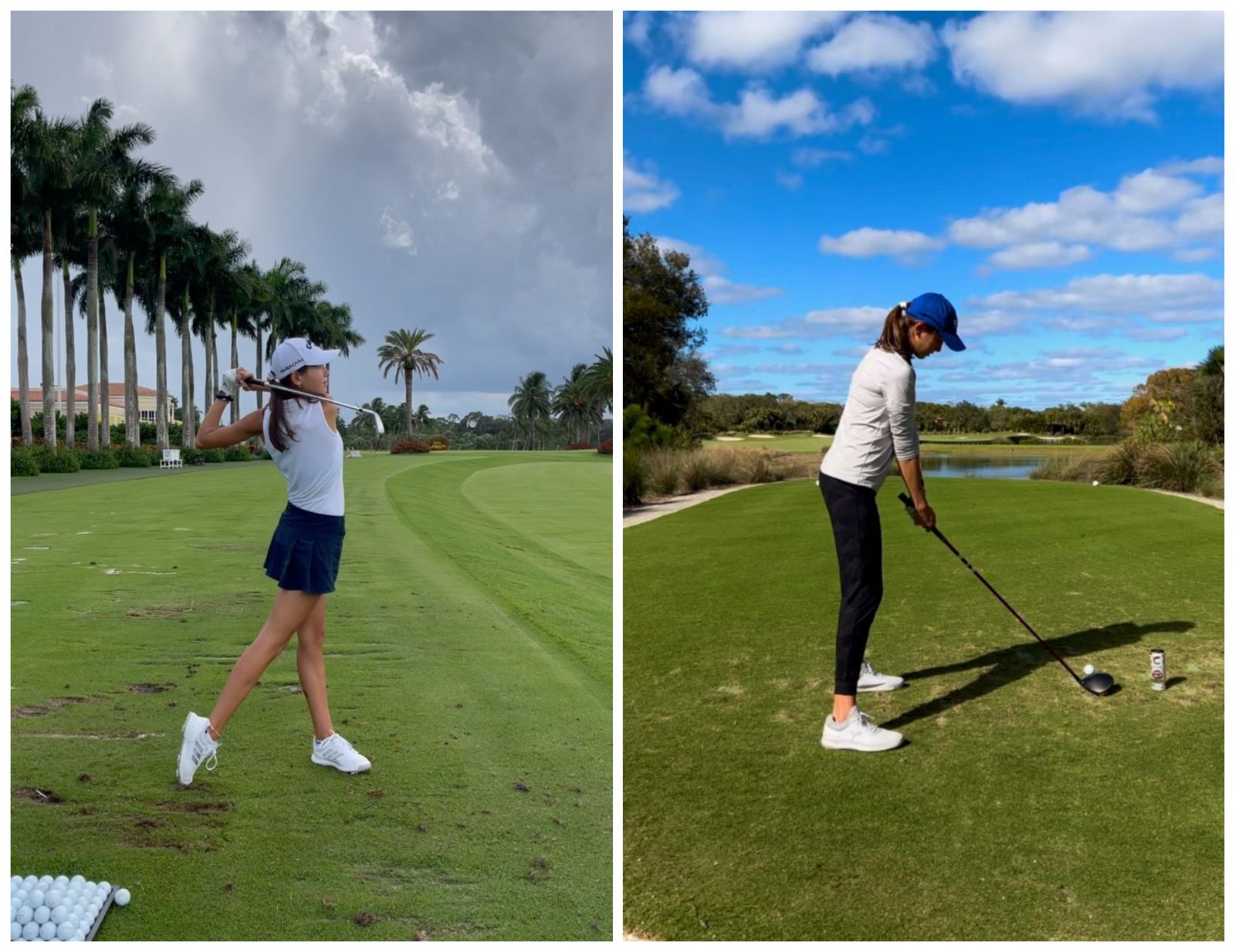 凱伊的IG貼文幾乎都是她打高爾夫球的英姿。（翻攝kaitrumpgolfer IG）