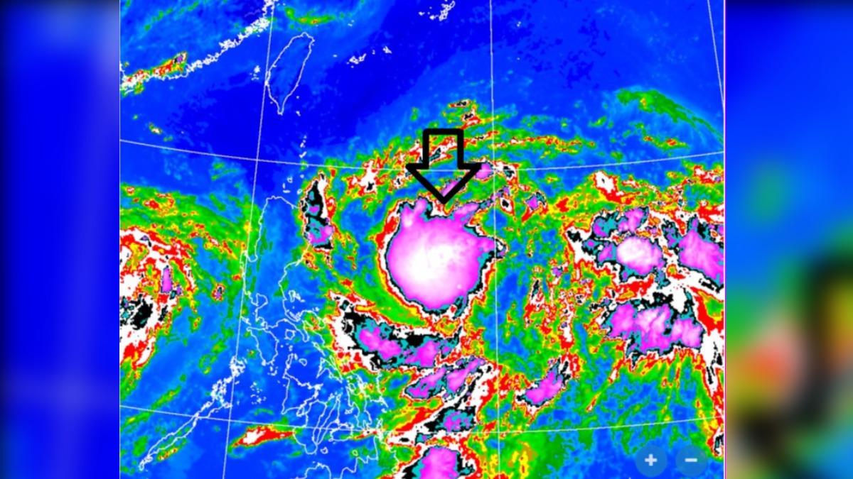 天氣/準颱風「近中心對流爆發」 鄭明典:熱低增強的徵兆