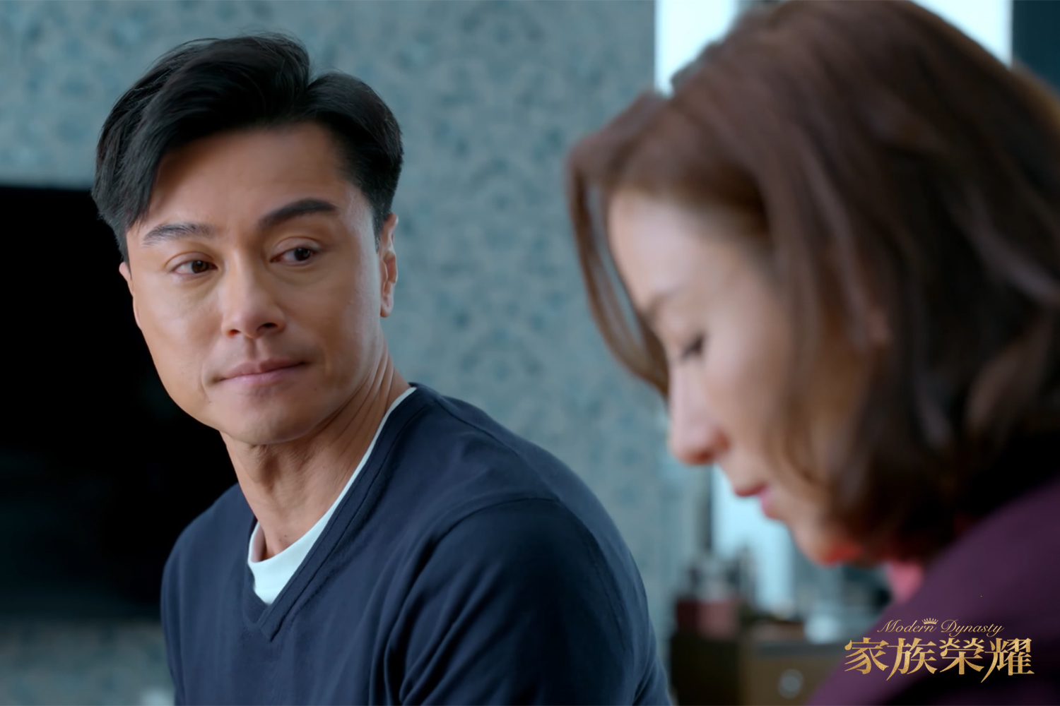 黃浩然對妻子楊茜堯心生不滿。（圖／TVBS）