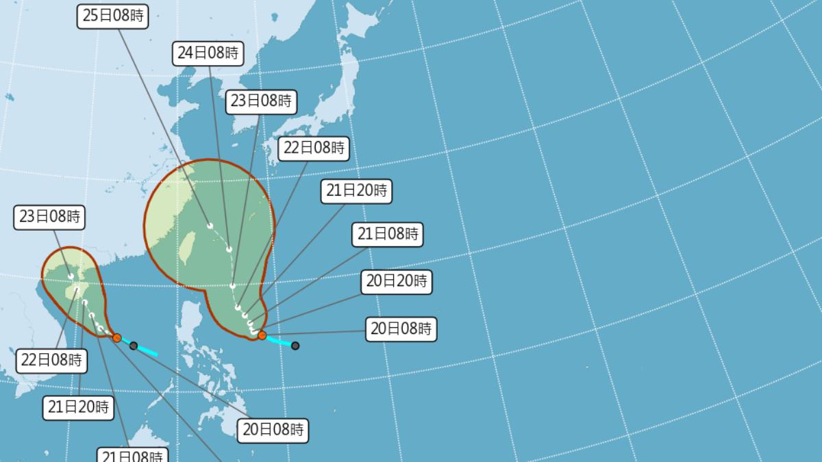 天氣/輕度颱風「凱米」生成!最新路徑曝光 下週恐影響台灣