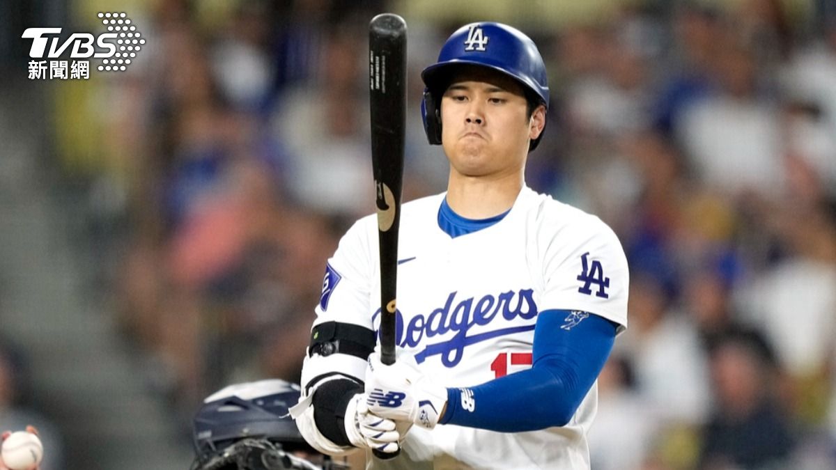 大谷翔平此戰前3打席面對皮維塔全吞K。(圖/達志影像美聯社)