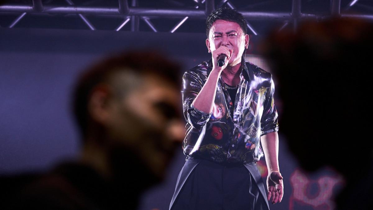 王識賢賣力開唱。（圖／曼尼娛樂提供）