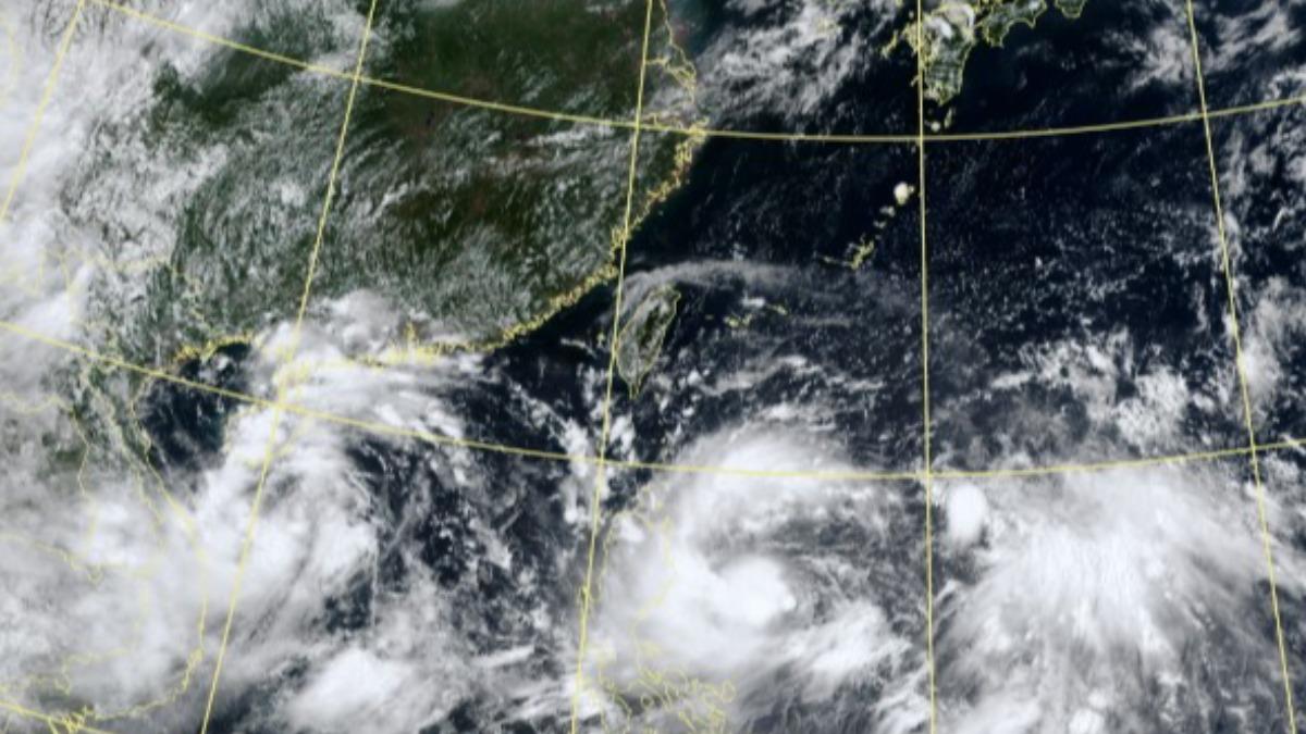 天氣/凱米侵台「未來60hrs是關鍵」!增強挾雨彈 雙颱共舞走向曝