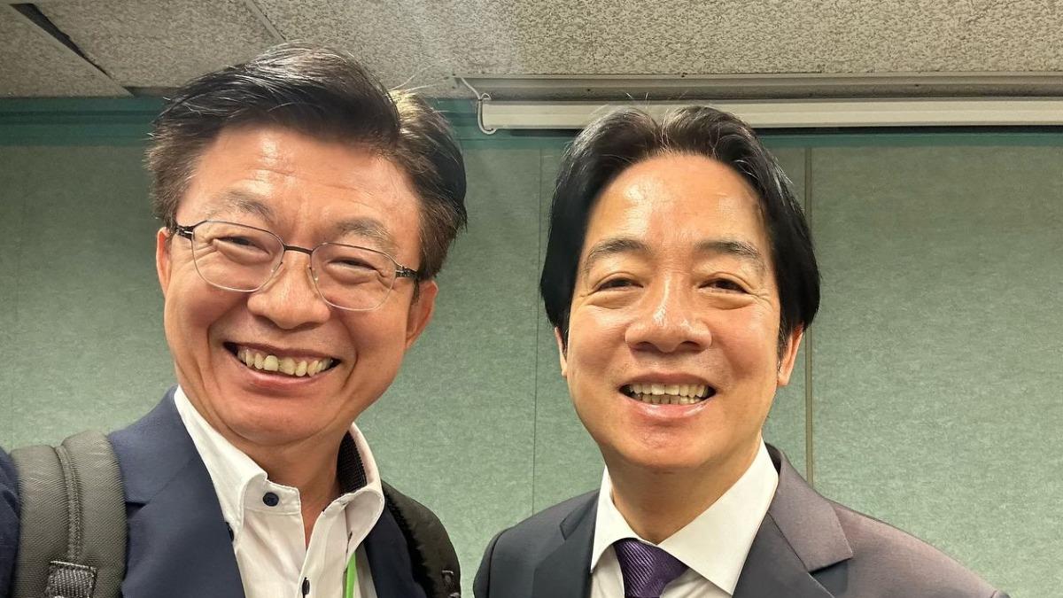 郭國文貼出與總統賴清德的合照。（圖／翻攝自郭國文threads）