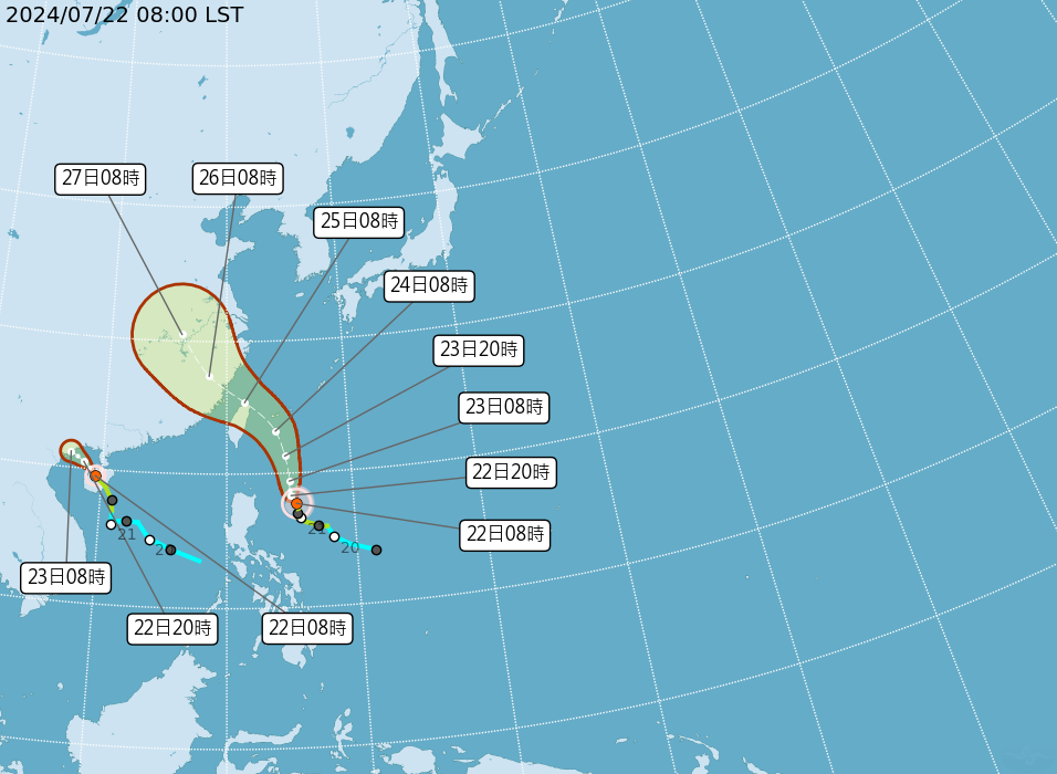 天氣/凱米成西北颱?專家:路徑近似「2兇猛颱風」 北台全泡水