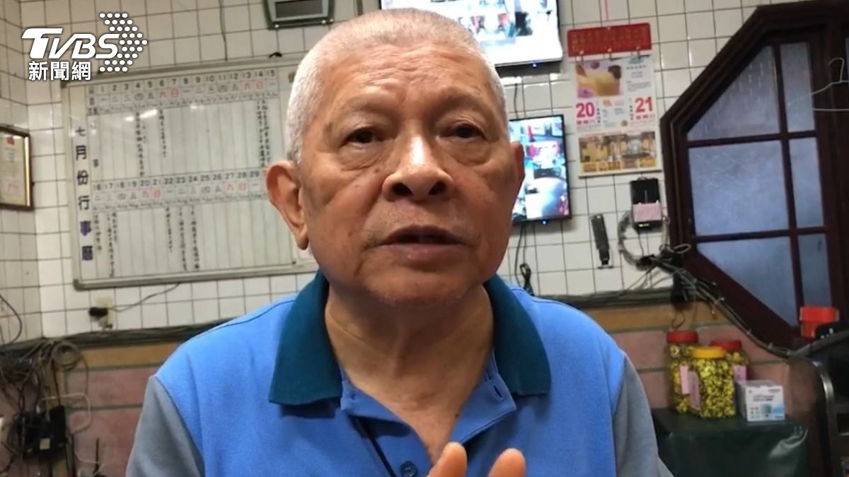 謝文賢表示,有關廟口夜市看板爭議,純屬個人立場。(圖/TVBS)