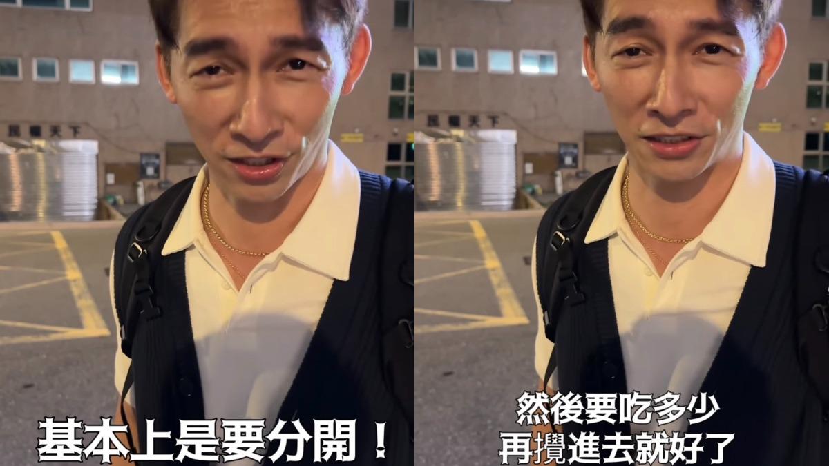 温昇豪認為咖哩飯的咖哩與飯應該分開。(圖/翻攝自Threads)