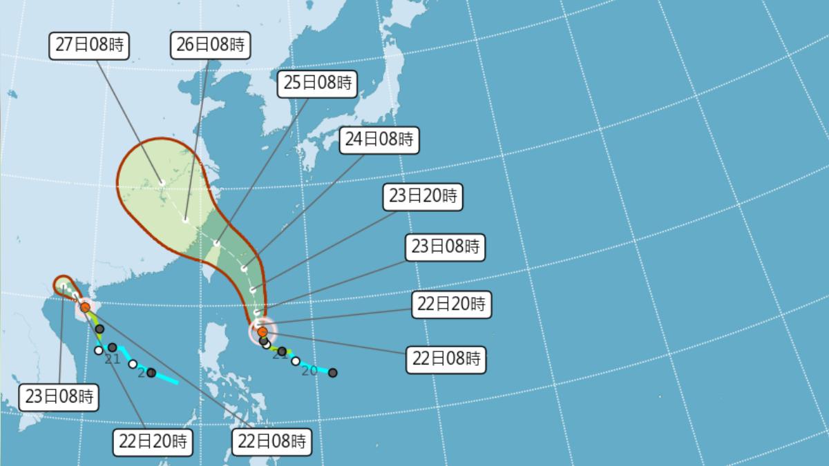 一週天氣/凱米颱風來勢洶洶!「這2天」天氣最差 各地雨彈襲擊
