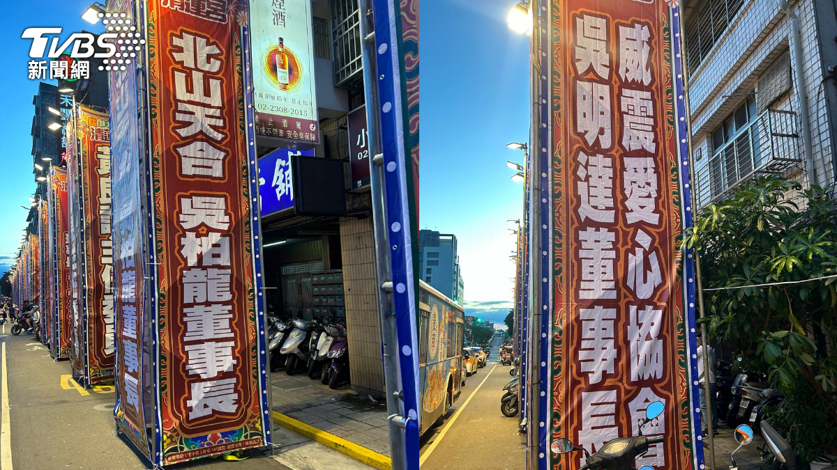 艋舺清蓮宮遶境驚見「海線大老、吳明達」紅布條 知情人士曝原因