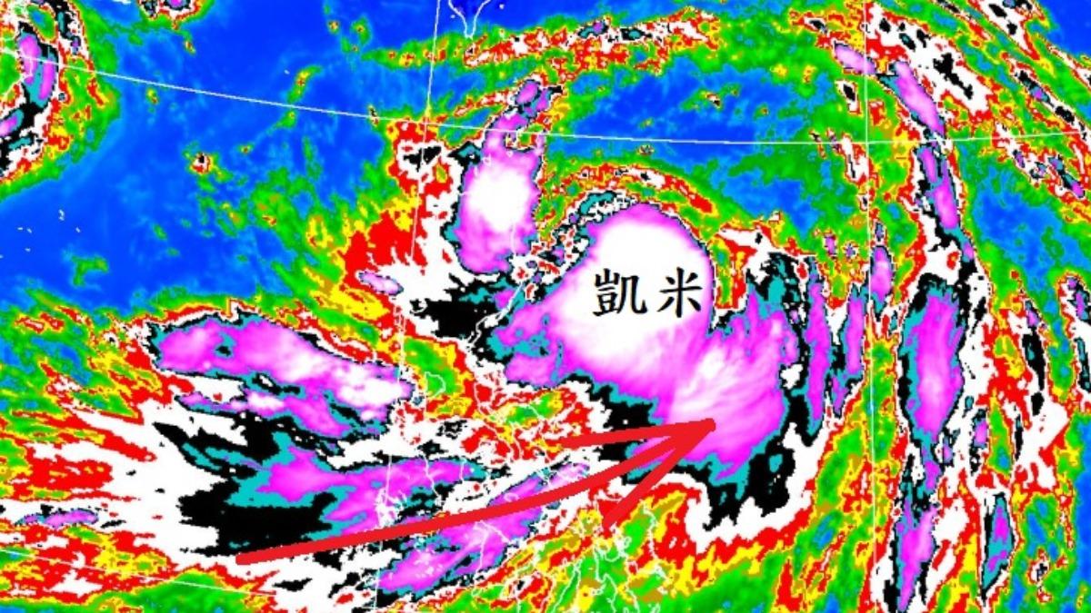 天氣/颱風來前熱爆台東亮紅燈!鄭明典:「凱米有增強空間」恐轉中颱
