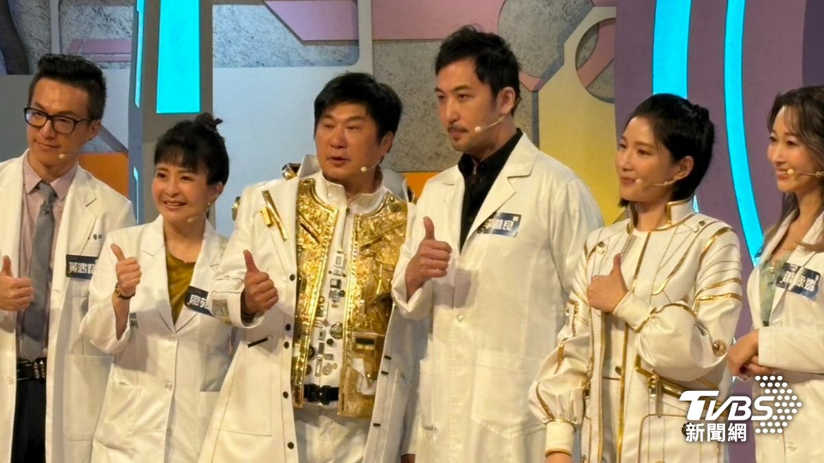 李進良和胡瓜在節目上合體。(圖/林彥君攝)