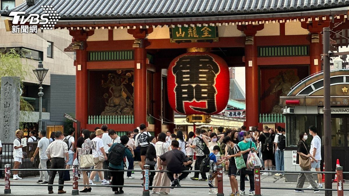 東京淺草是熱門觀光景點之一。(圖/許稚佳攝)