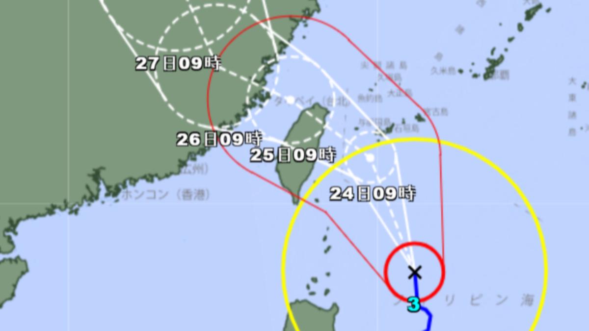 天氣/凱米恐升強烈颱風「貫穿北台灣」 日本氣象廳預測從宜蘭登陸