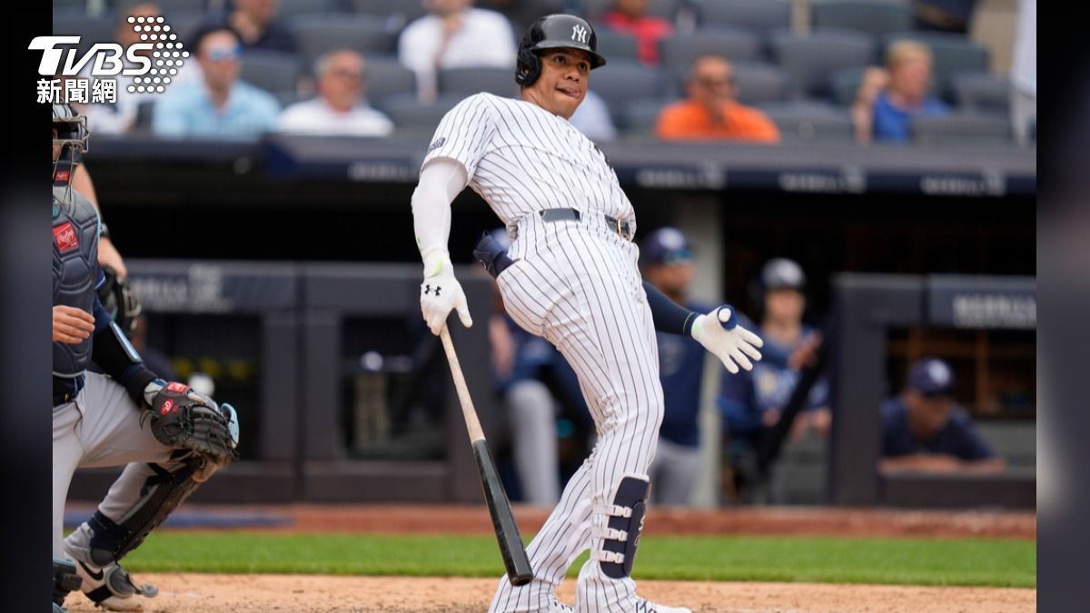 MLB/洋基暴力打線醒了 索托雙響砲、全隊5轟痛宰光芒止敗