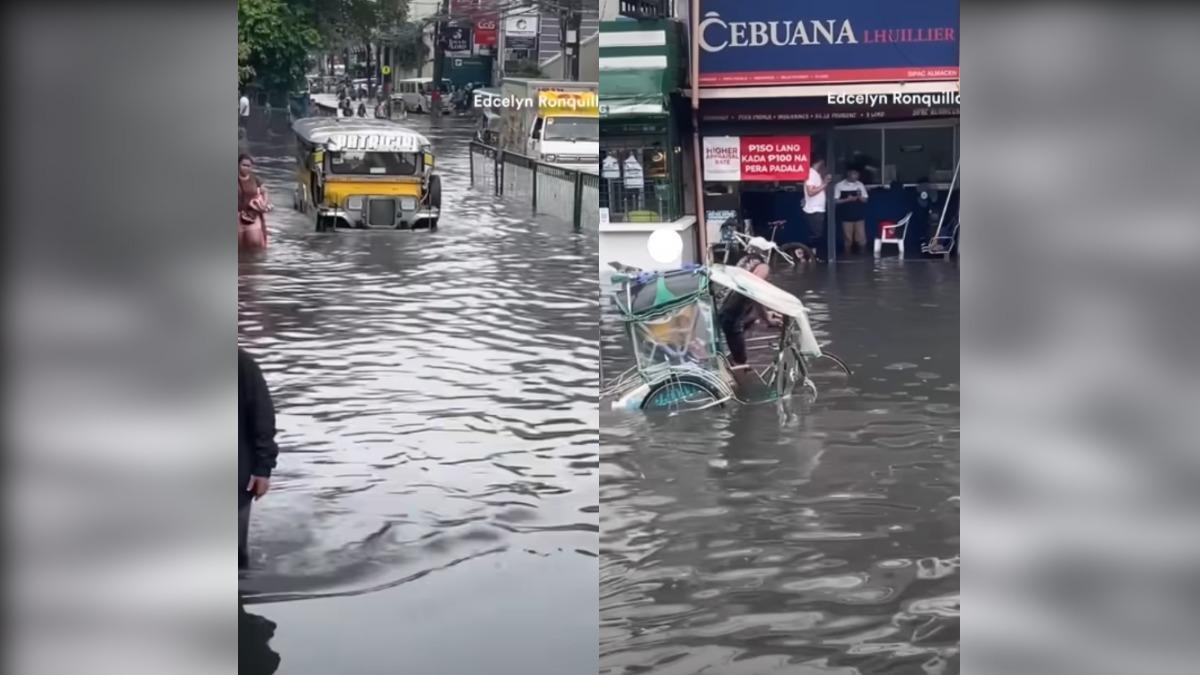 凱米颱風挾帶豐沛雨勢襲擊菲律賓，導致該國多地出現淹水災情。（圖／翻攝自Manila Bulletin Online）