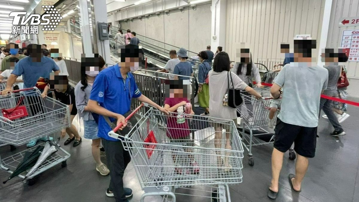 凱米颱風/台中一早無風雨!2大Outlet湧人潮 好市多塞到懷疑人生