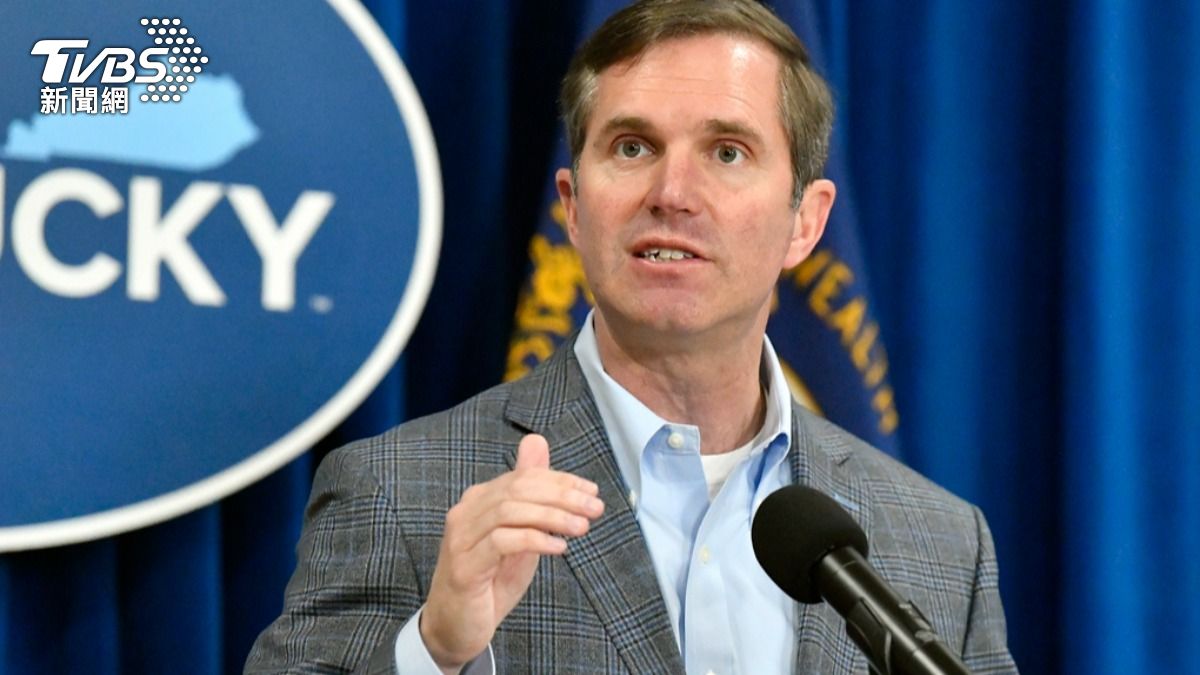 肯塔基州長貝希爾(Andy Beshear)。(圖/達志影像美聯社)