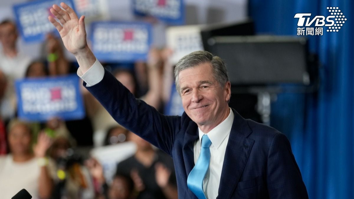 北卡羅萊納州州長庫珀(Roy Cooper)。(圖/達志影像美聯社)