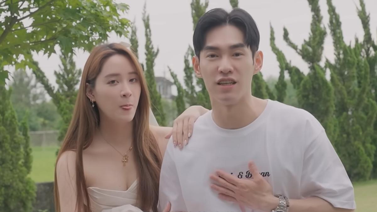 歐陽妮妮（左）、張書豪交往6年要結婚了。（圖／翻攝自歐陽妮妮YouTube）