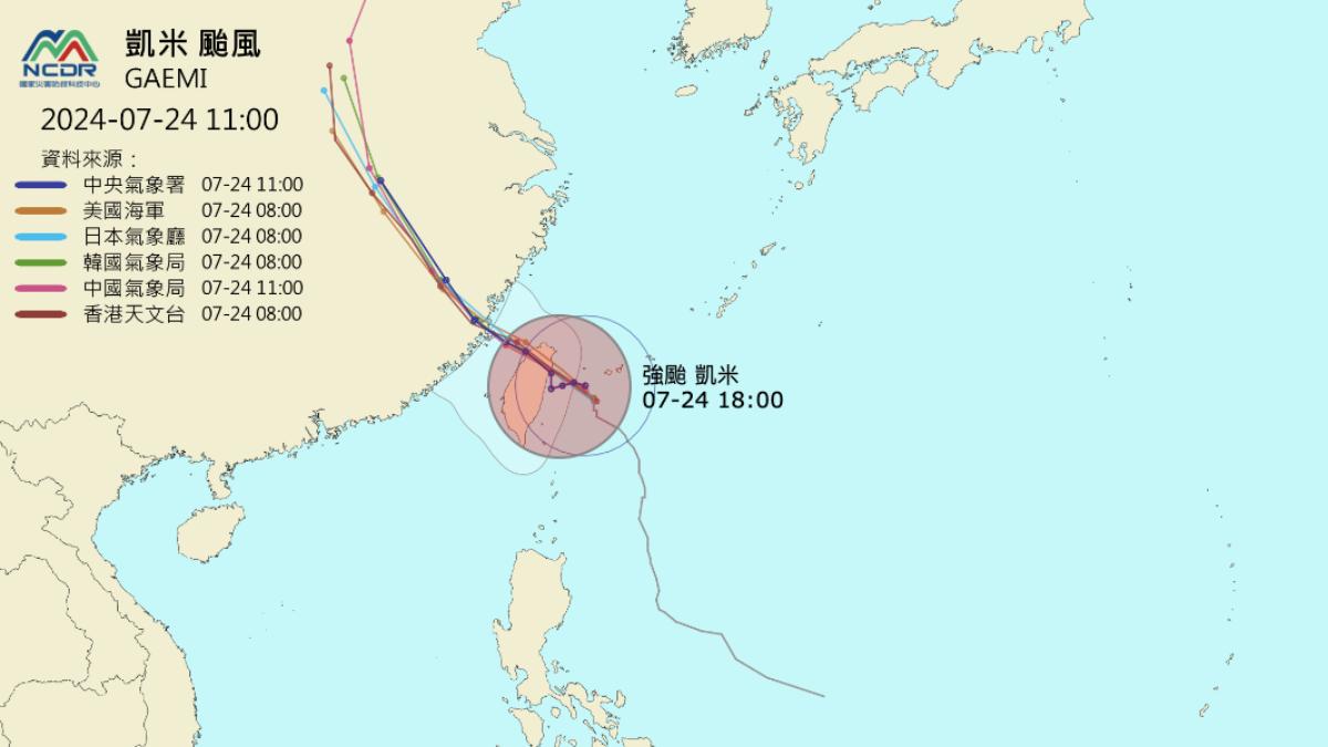凱米颱風/爆發性增強「4天變強颱」 專家揭關鍵:跟反聖嬰有關