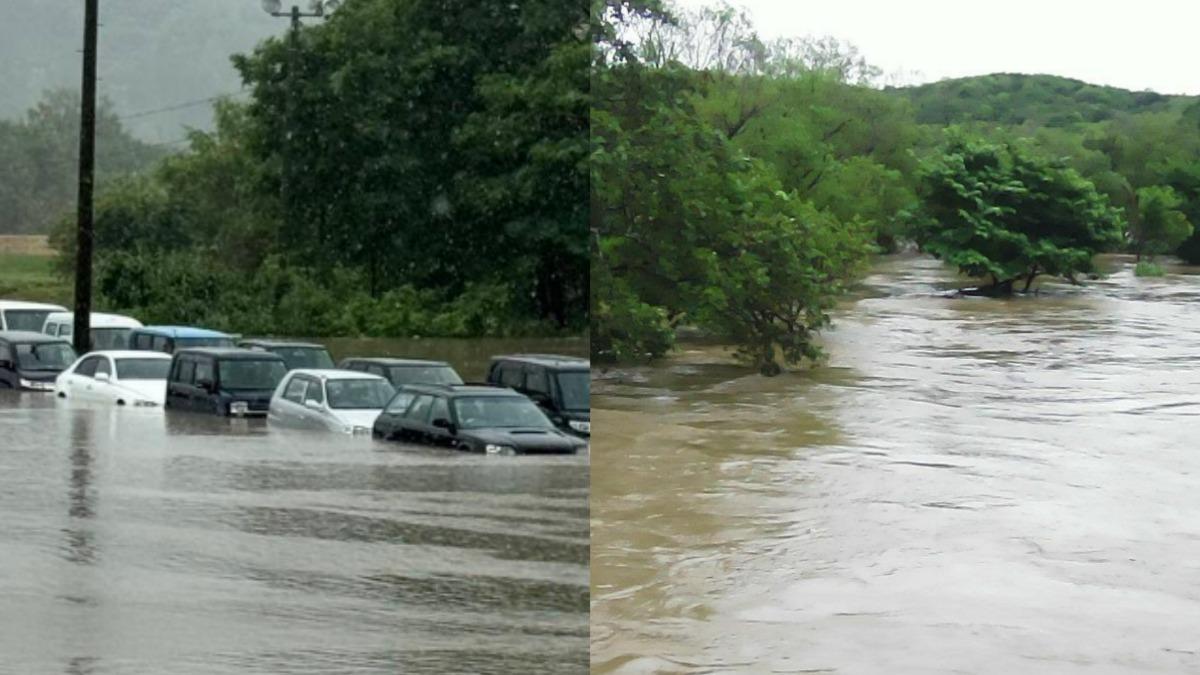 北海道破紀錄大雨！河川氾濫疏散百人　多條道路成汪洋車泡水