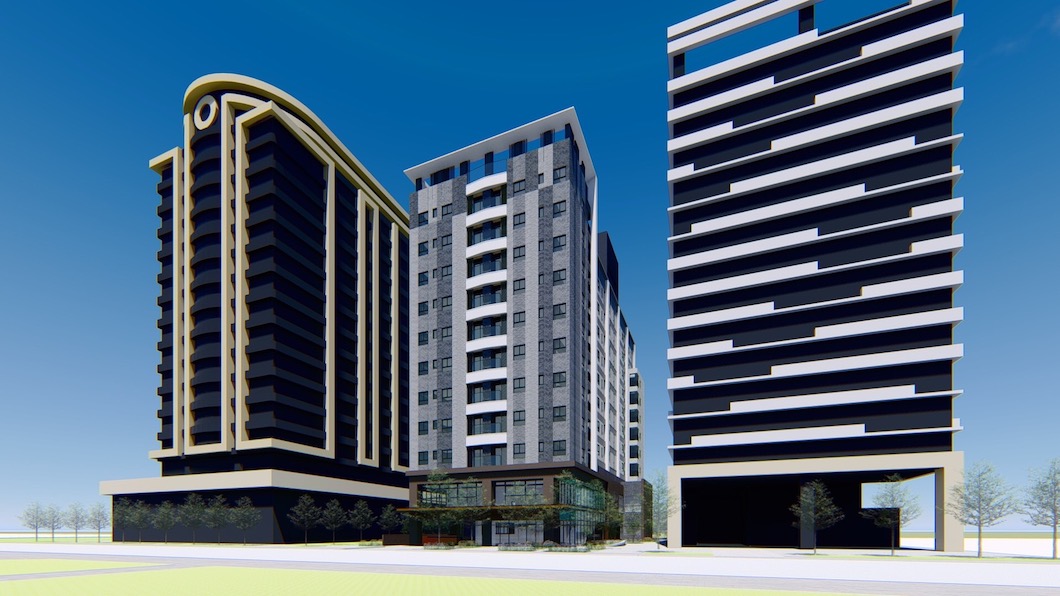 新北市板橋江翠段青年社會住宅模擬圖（圖片來源：新北市政府城鄉局）