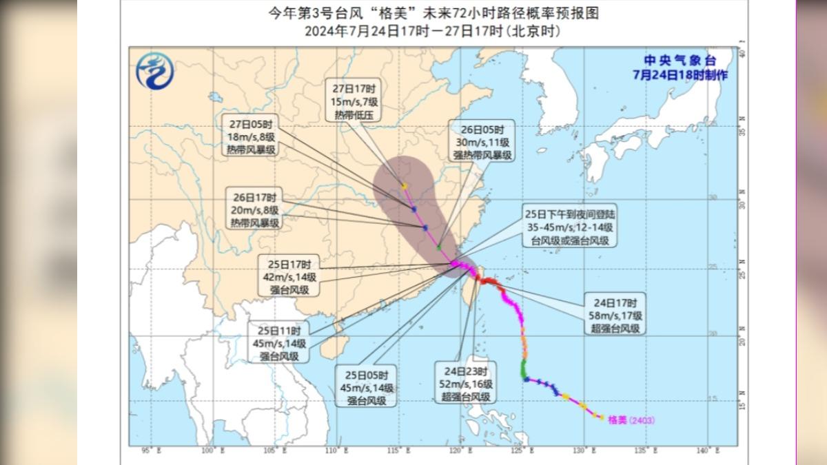 凱米颱風/恐成西北太平洋風王 今穿越台灣、明福建沿海登陸