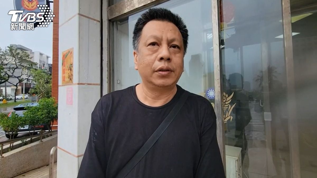 美侖飯店廖姓協理受訪時表示會全力協助家屬。(圖/TVBS)