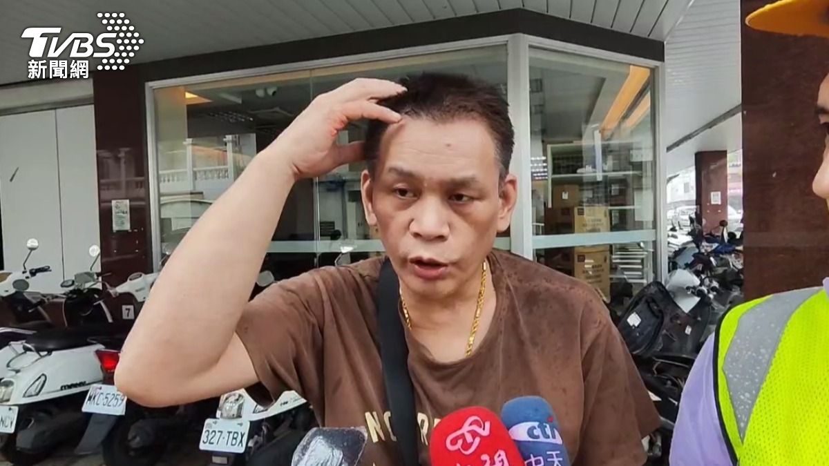 高姓媽媽的姊夫透露,小朋友目前還在加護病房搶救中。(圖/TVBS)