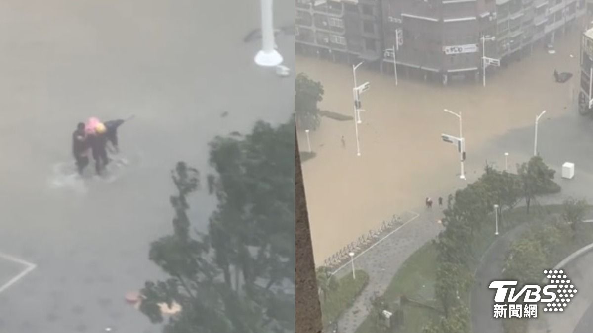 3名消防員合力協助病患脫困。(圖/民眾提供)