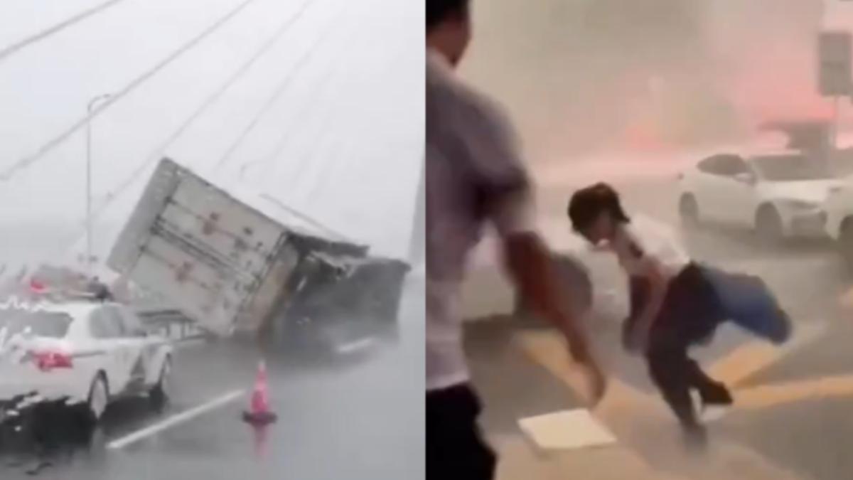 凱米颱風/福建颳12級風貨車遭吹翻 特大暴雨15萬人被迫遷離