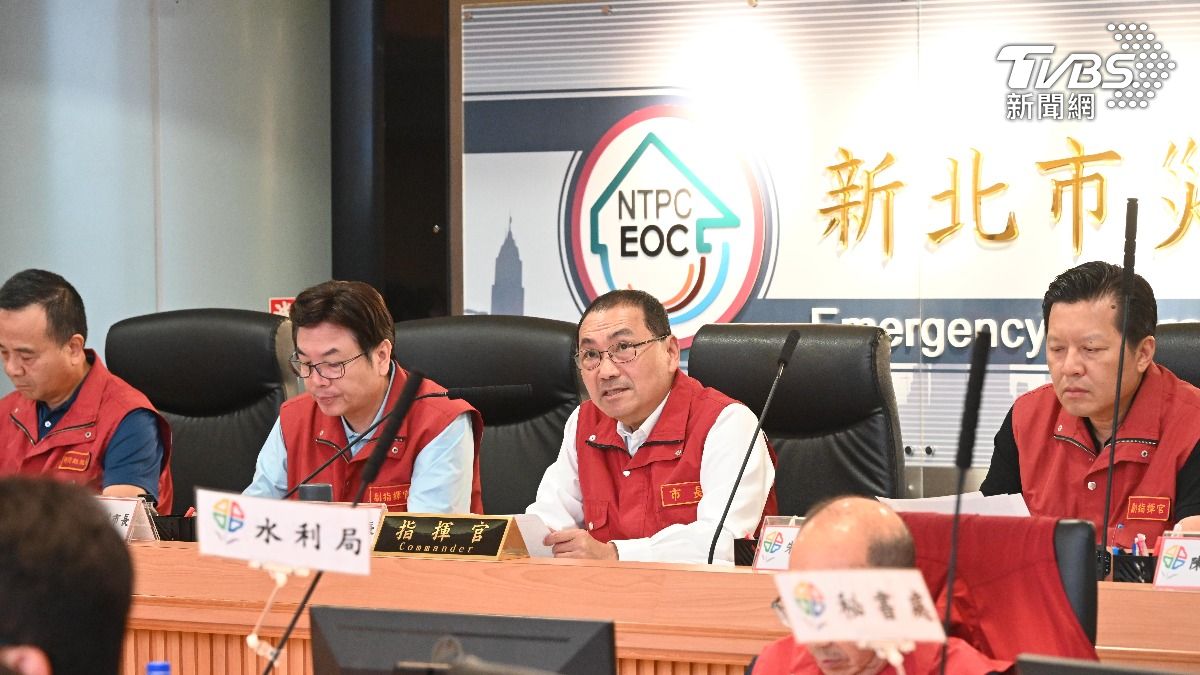 凱米颱風/新北來了!侯友宜調18台抽水機 60特搜人力支援中南部