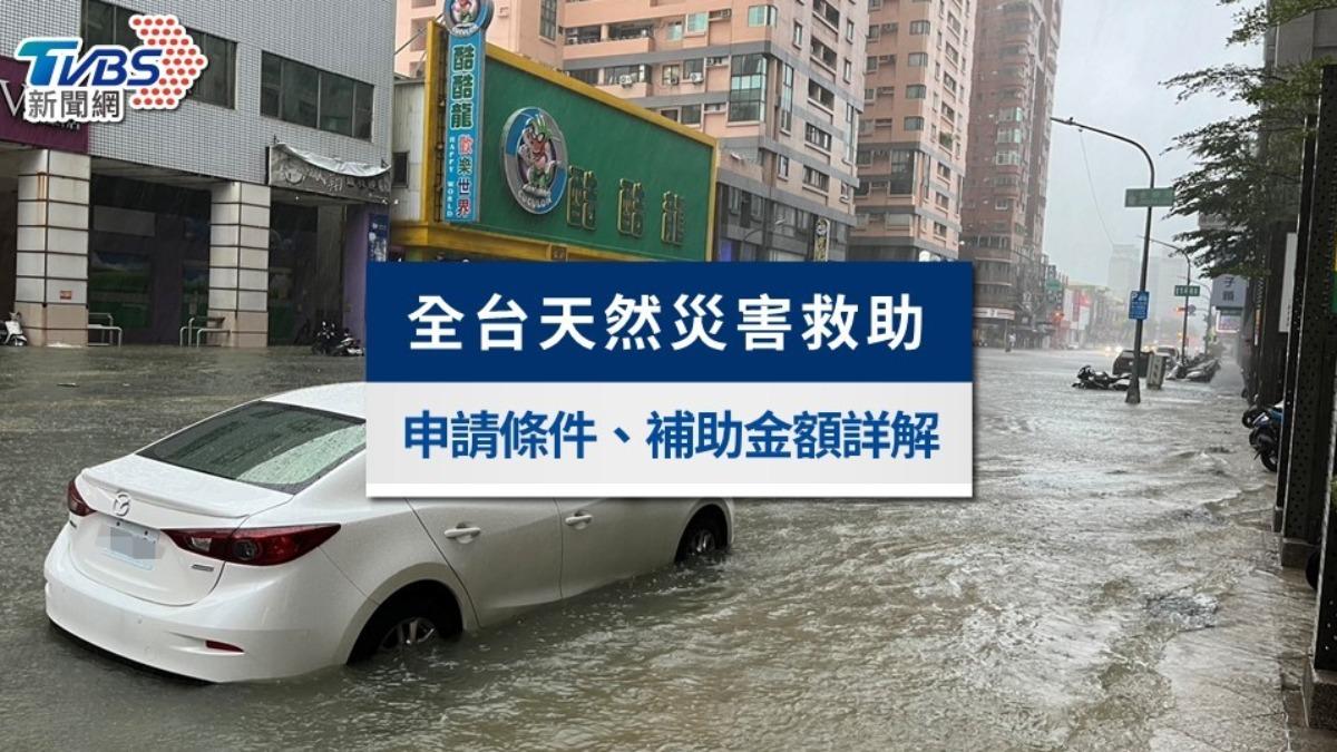 颱風淹水成災!全台天然災害救助金申請、補助金額及條件一次看
