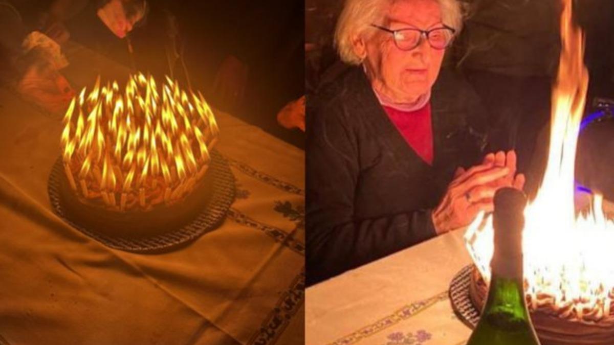 蛋糕「發爐」!高齡嬤慶生用95根蠟燭 全點燃竄火舌險釀災