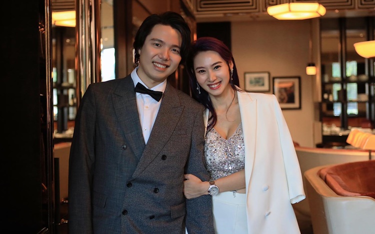 莊韻澄與呂成忠當年閃電結婚。(圖/翻攝自莊韻澄 IG)