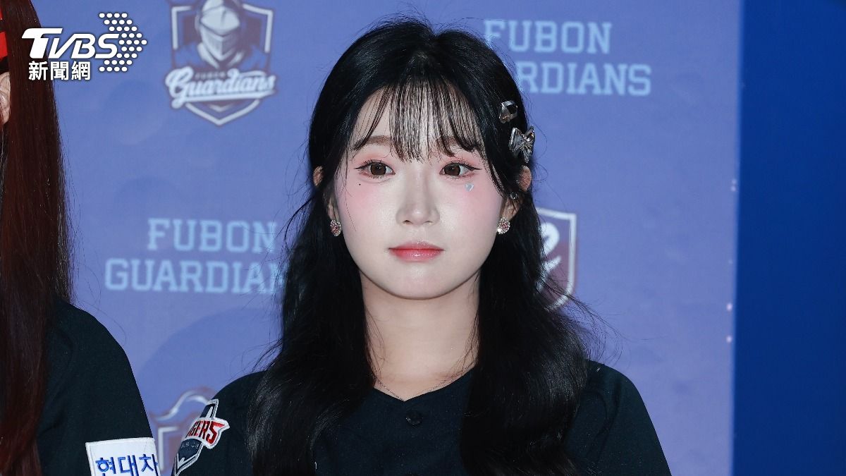 韓國起亞虎啦啦隊「KIA TIGERS CHEERLEADER」李珠珢。(圖/黃城碩攝)