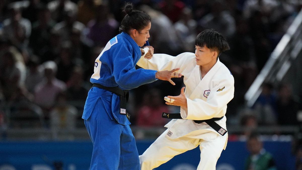 林真豪以10:0擊敗哥倫比亞好手。(圖/中華奧會提供)