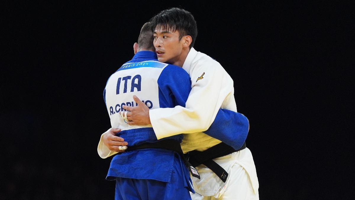 楊勇緯險勝卡利諾。(圖/中華奧會)
